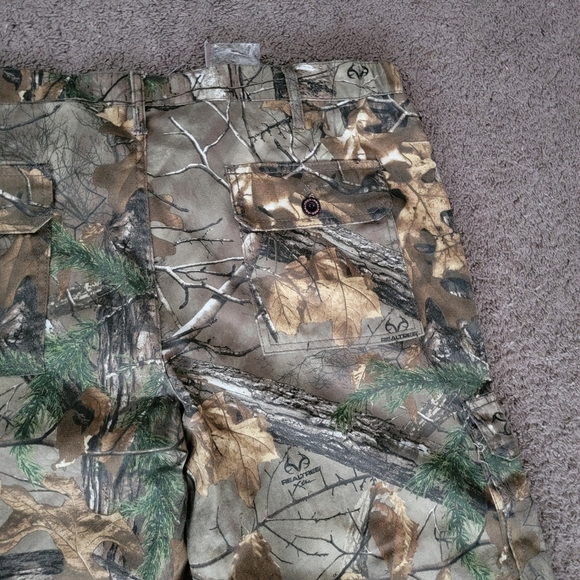 Realtree Pull On Camouflage Cargo Pants Hunting XLarge Womens - Picture 6 of 7